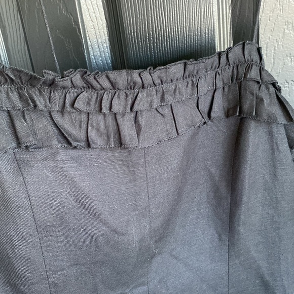 Y2K Jessica Howard Black Spaghetti Strap Dress-Size 12 - Picture 2 of 5